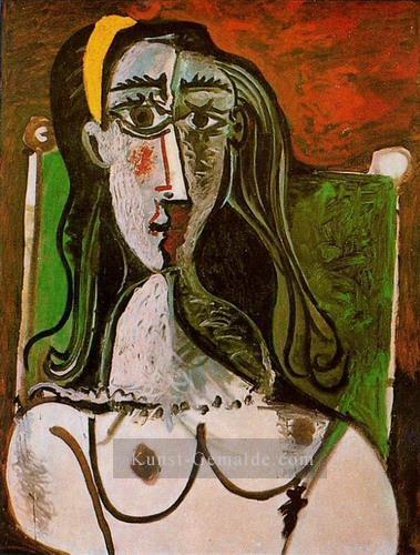 Büste der Frau assise 1960 Kubismus Pablo Picasso Ölgemälde